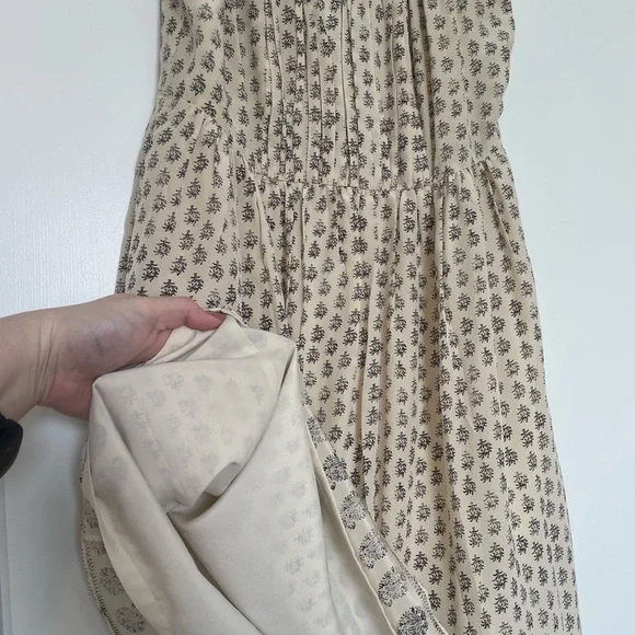 100% SILK Madewell Sun Isle Short Dress Moroccan Floral Boho Size 10 - Picture 7 of 9